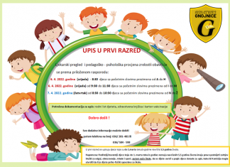 Upis prvačića